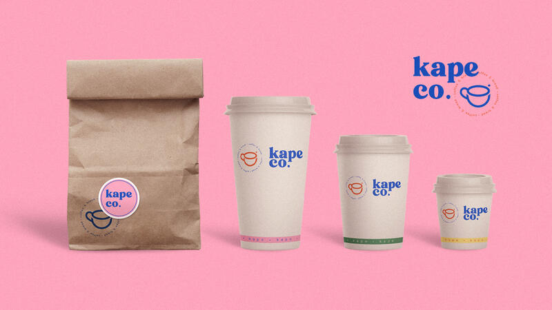 Kape Co. - Branding guidelines for a local coffee shop. Project made in 2021. For educational purposes only.